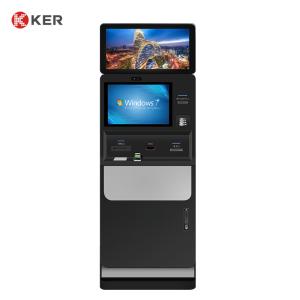 Quality 300cd/m2 19 Inch 23.6 Inch Dual Screen Hotel Self Check In Kiosk wholesale