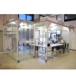 Aluminum Class 100 Mobile type Laminar flow Clean room booth