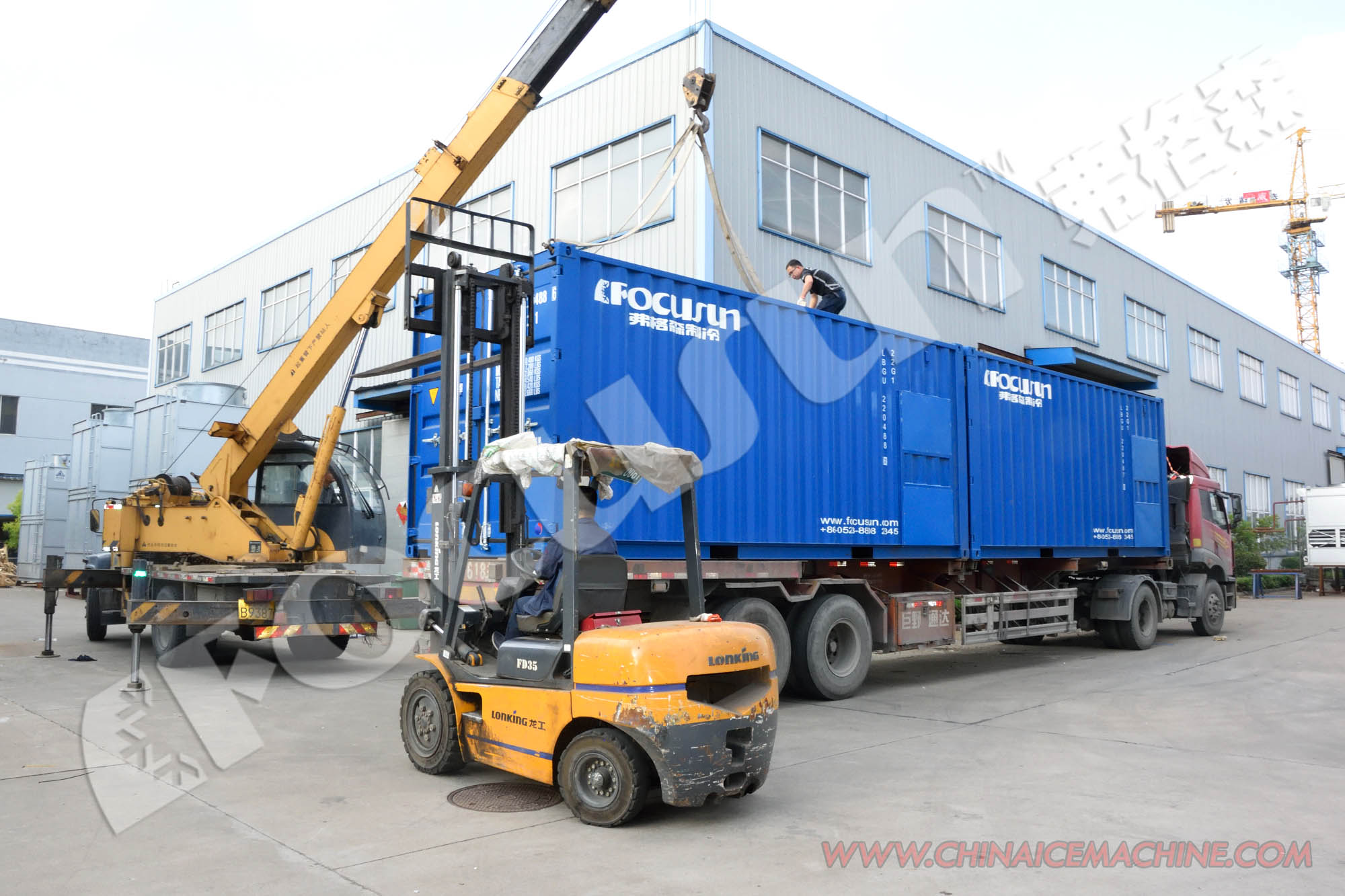 20ft Containerized Cold Room of Color Steel Plate and Bitzer Compressor Ready to Ship