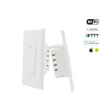 15A Wifi Home Light Switch , Amazon Alexa Compatible Light Switches US Standard