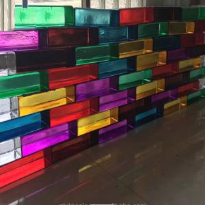 Quality Translucent Clear Glass Blocks Hollow Heat Insulation Frost Resistant wholesale