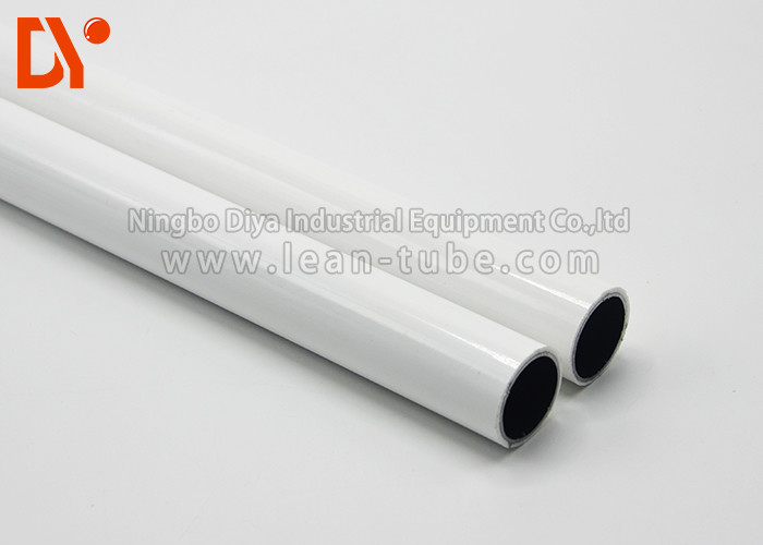 Colorful Plastic Coated Steel Tube , PE Surface Cold Rolled Steel Tube
