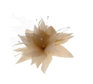 Quality 15*30 CM Goose Feather Flower Mount with Wire Accessory Shipping DHL UPS FEDEX EMS TNT wholesale