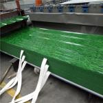 building materials thailand 840mm green grass steel roof sheets with 0.426mm for