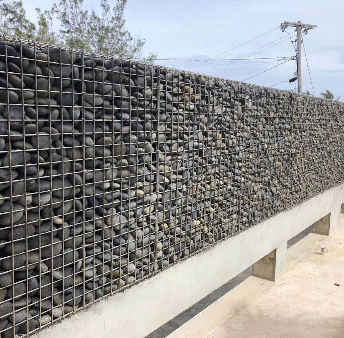 Durable Punching Service PVC Coated Welded Gabion Basket for Stone Retaining Wall