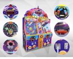 Meteor Ball Ticket Redemption Arcade Machines 2 Players Blue Color