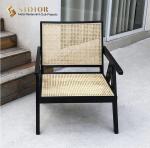 Morden Design Arm Chair, solid wood leisure chair,natural ratton finished,