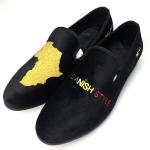 Wear Resistant Mens Velvet Loafers , Men Casual Shoes With Black Color