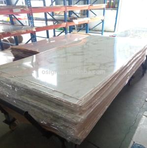 Quality Crack marble acrylic sheet in black or white wholesale