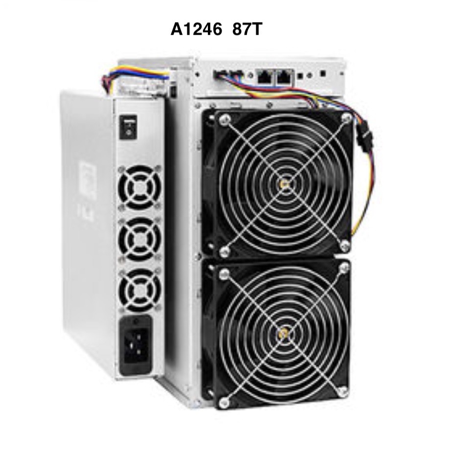 Canaan Avalon A1246 87th/s asic Blockchain mining Bitcoin Miner Machine 3400W