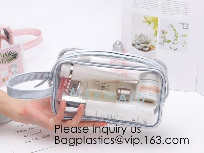 Waterproof PVC Cosmetic Pouch Wholesale Cheap Make Up Makeup Case Bag Travel Toiletry Pouch Organizer, bagease, bagplast