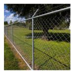 2.0mm-4.0mm Wire Diameter PVC Coated Chain Link Fence for Tennis Court and