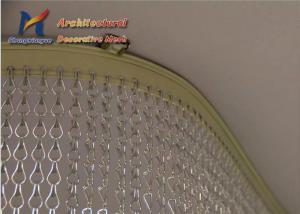 Quality Museums Ceilings Customized Aluminium Chain Curtains Door Fly Screens Dividers wholesale