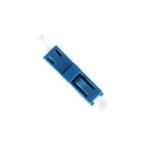 Blue Simplex Plastic Flangeless Lc Fiber Optic Adapter