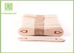 Flate Edge Short Wooden Ice Lolly Sticks , Wooden Icecream Sticks Craft Making