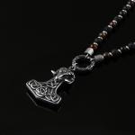 Halloween Punk Ram Casting Fashion Pendant Trendy Explosive Beaded Necklace