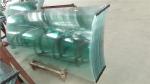 Building Bent Tempered Glass 3-19mm Bent Curved Glass for Freezer