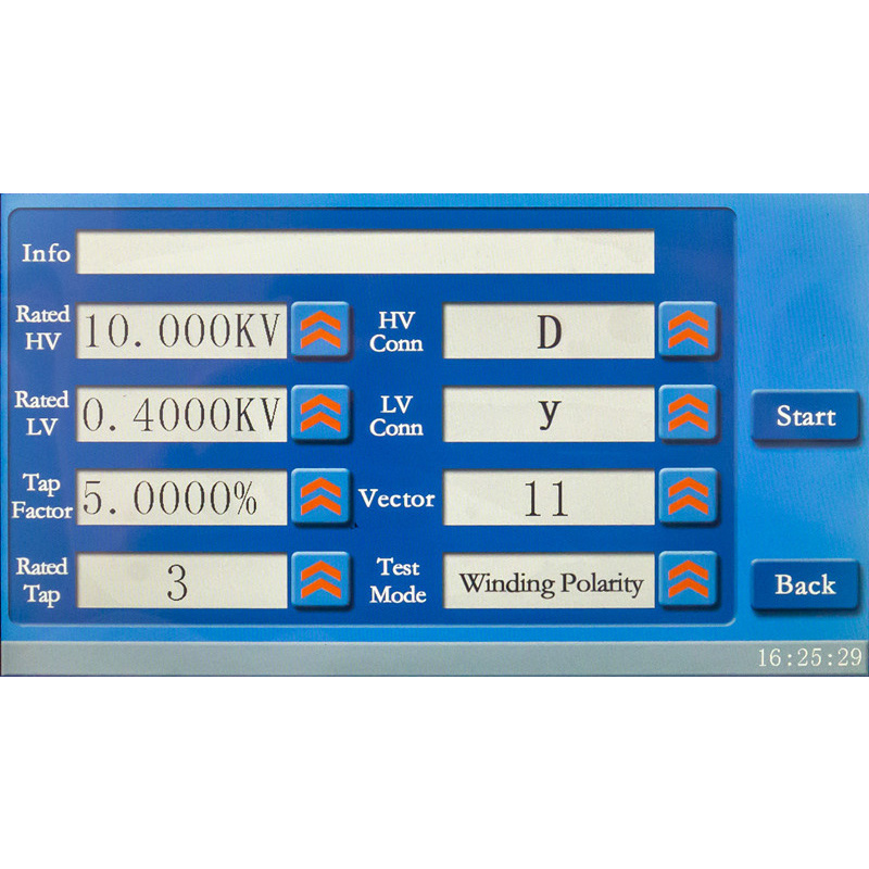 Digital Three Phase Transformer Turns Ratio Tester TTR
