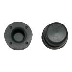 Purple Silicone Stopper 13mm 16mm Test Tube Stopper With Hole