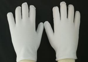 Quality Cosmetic Overnight Moisturizing Gloves , Cotton SPA Gloves Flexible Knitting wholesale