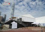 8m 10m White PVC Membrane Aluminum Sports Tents For Formula E Events