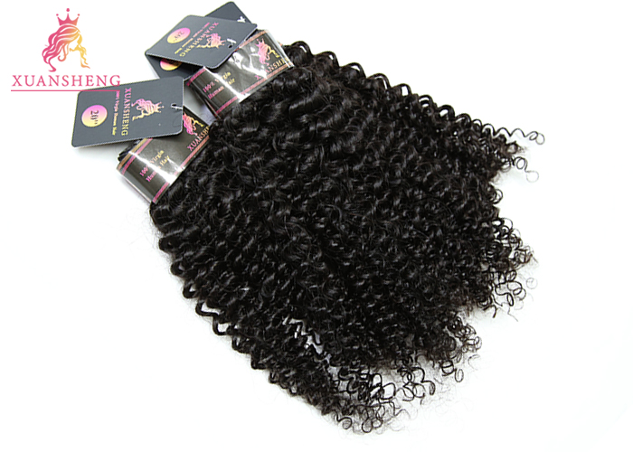 Natural Color Brazilian Human Hair Weave / Virgin Hair Bundles