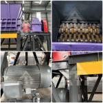 Waste Tyre Industrial Metal Shredder Customization Two Shaft Shredder