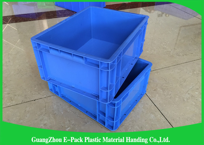 Customized Large Plastic Storage Containers , Warehouse Stackable Plastic Boxes