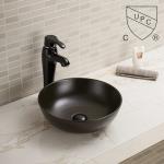 Sanitary Ware Counter Top Bathroom Sink Vessel White Round Wash Basin