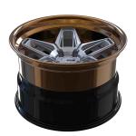 22 Inch Three Piece Forged Wheels JWL 3 Piece Automotive Rims
