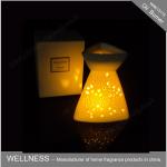 Classic Electric Oil Burner With Light , Christmas Gift Perfume Oil Lamp Burners
