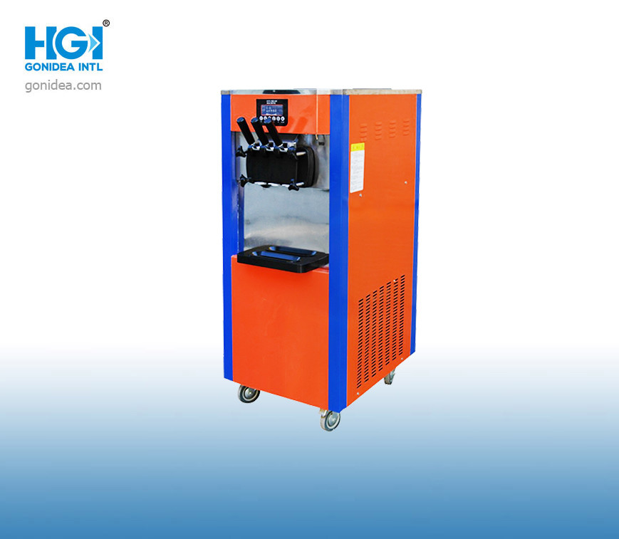 50dB 51.5in 60HZ Restaurant Soft Ice Cream Machine Single Flavor