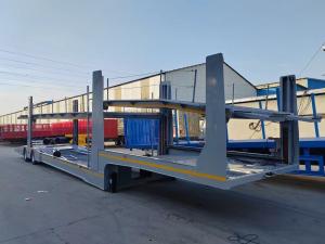 Quality Long-Distance Hauling Dual-Axle 6-8 Car Carrier Trailer with Durable Construction wholesale