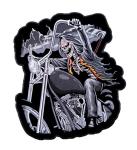 3 Dimensional Womens Motorcycle Biker Patch