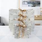 Marble Pattern Cardboard Gift Bags Thicken Paper Card Ribbon Hand Shopping Bag