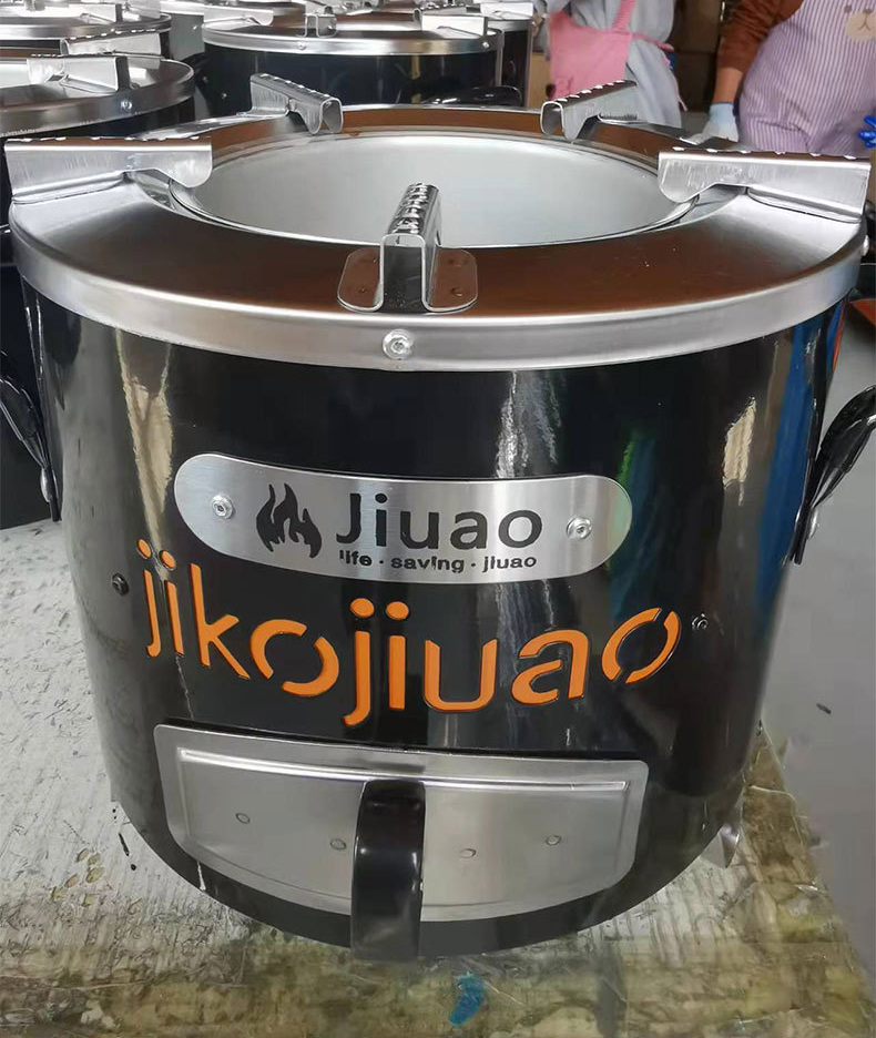 Jikojiuao Africa Nigeria Korean BBQ Grill Table with Stainless Steel Charcoal Grills