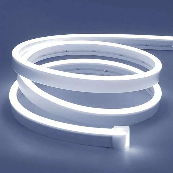 White Led Strip Lights 16.4ft/5m Neon Light Strip 12V Flex Waterproof Neon LED