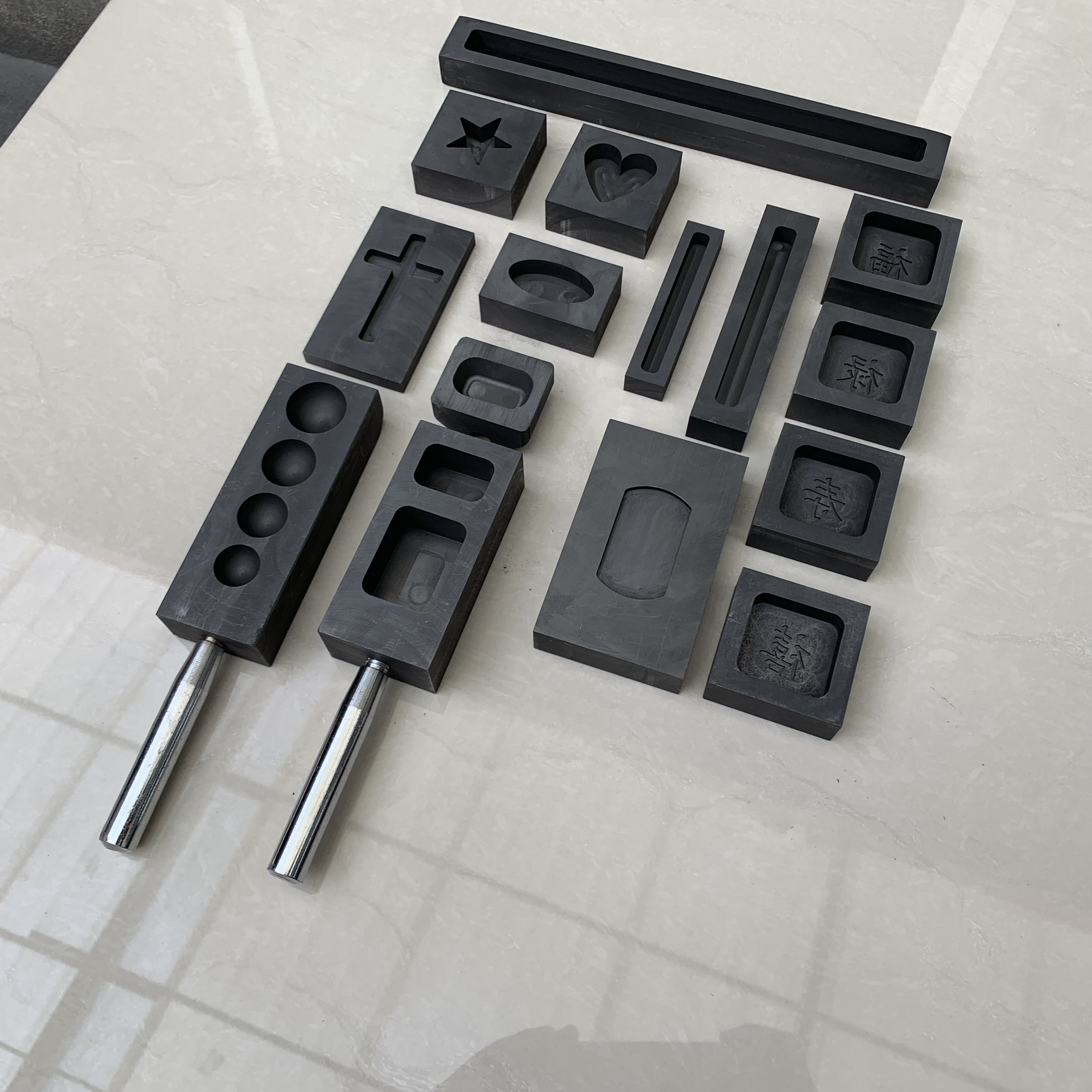 Custom Graphite Ingot Molds for High Pure Materials Casting of Gold and Diamonds
