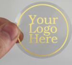 Barway 1000pcs Sticky Label Roll Shampoo Clear Vinyl Sticker Roll