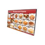 43 Inch 700 Nits 1920x1080 Digital Menu Board Poster