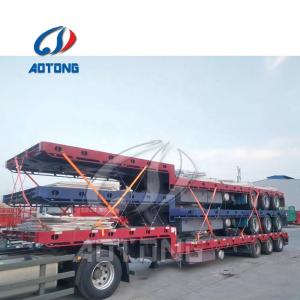 Quality Australia Market 50 or 60 Tons Heavy Duty Goose Neck Semi Trailer with Low Bed Design wholesale
