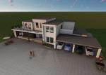 Garden Terrace Green Prefab Homes Double Deck Detached Prefab Light Steel Frame