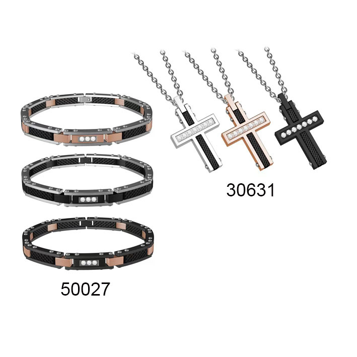 Mens Black Hip Hop Stainless Steel Bracelet For Men With High End And Special Design