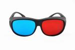Foldable Plastic Red Cyan Anaglyph 3D Glasses For Normal Tv Or Computer