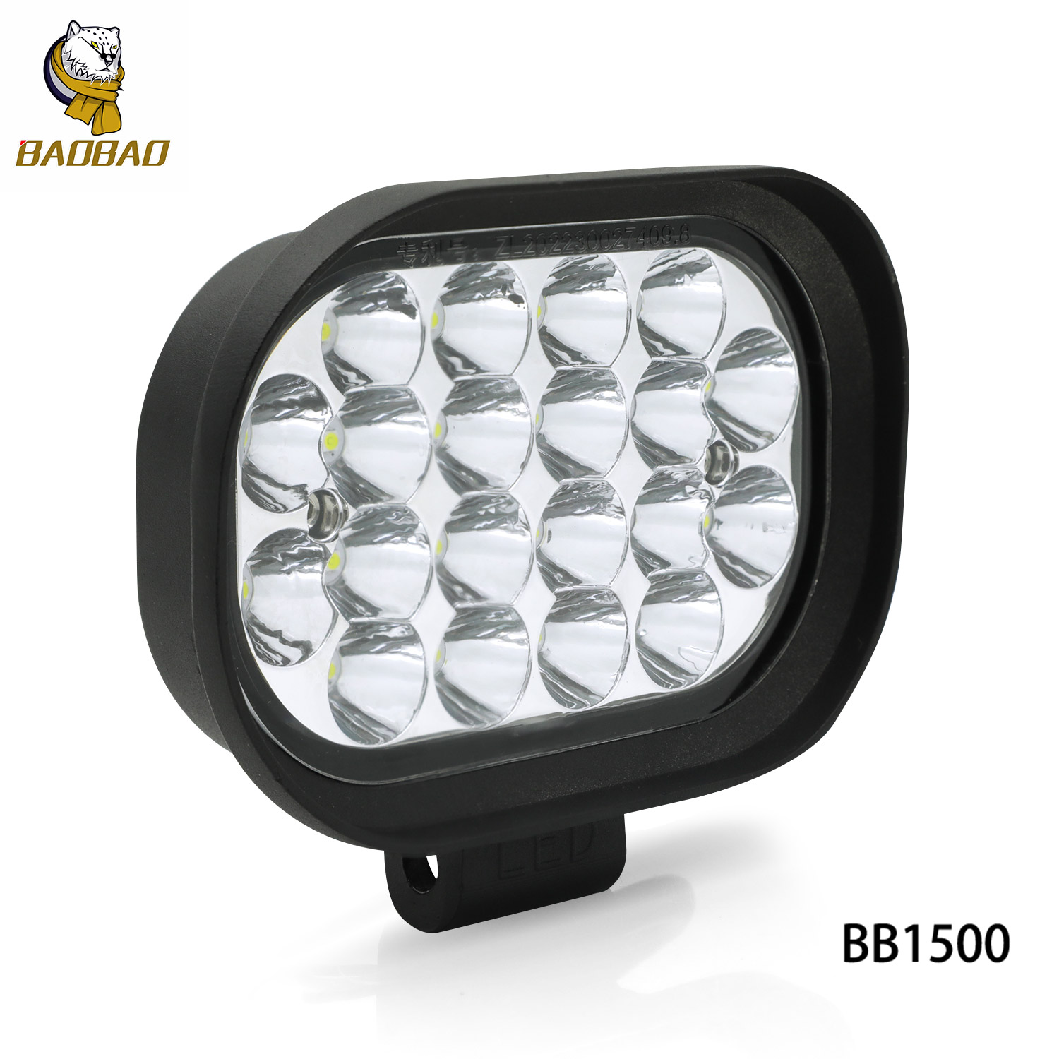 3 Inch 4 Inch 5 Inch White Light Square LED Work Lights For Offroad