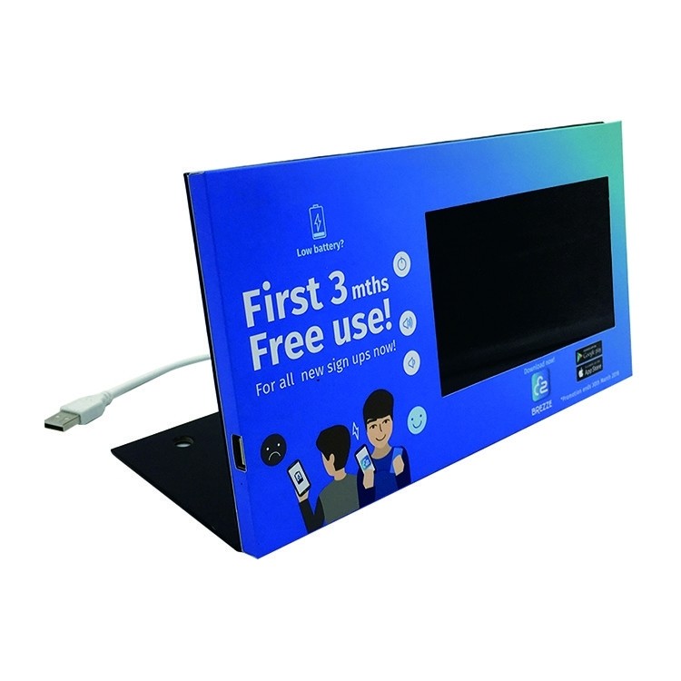 Point of sale video shelf talker display, custom design LCD video shelf talker player with supplier price
