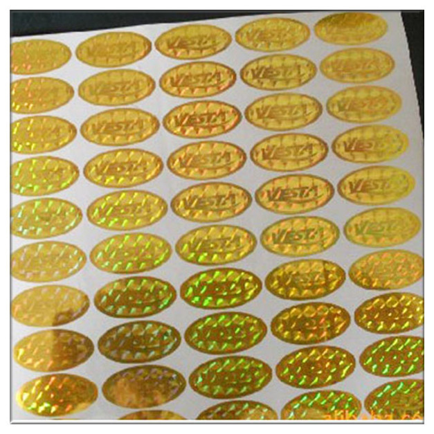 Custom print Anti-fake authentic adhesive secure genuine hologram sticker label,Printed Silver Hologram Security label