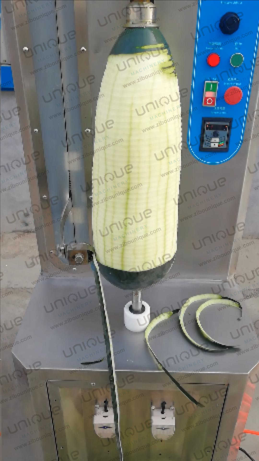 High Peeling Vertical Automatic Butternut Squash Winter Melon Wax Gourd and Pumpkin Peeling Machine