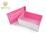 Handcrafted Gift Box Packaging Custom Design 1200g Thick Cardboard Material