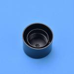 Black 20mm Screw Cap , Smooth Closure Plastic Bottle Lid